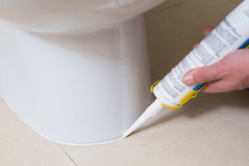 toilet caulking